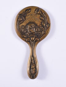 Jamestown Exposition Art Nouveau Miniature Mirror