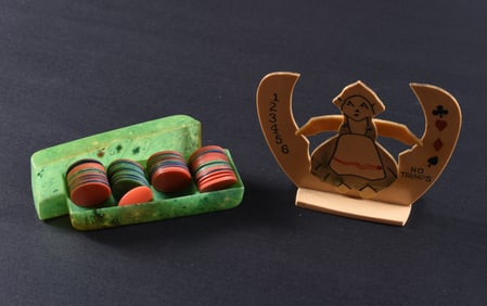 Vintage Poker Chips and other