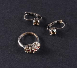 Vintage Ring and Earing Set