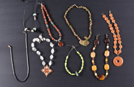 Vintage Beaded Tribal Necklaces