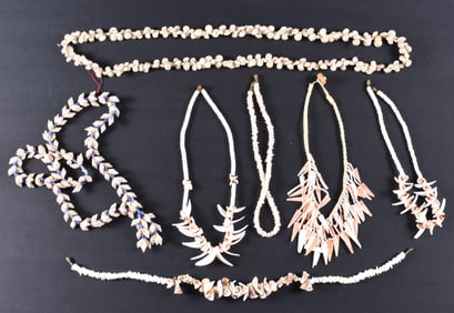 Vintage Tribal Shell Necklaces
