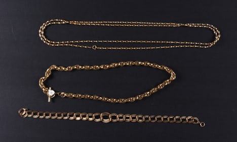 Gold Plated Necklace Group