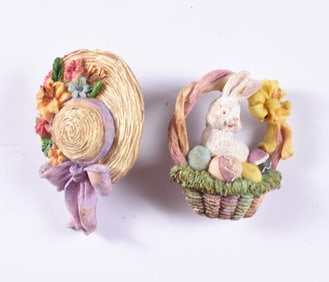 Easter Themed Brooch Group