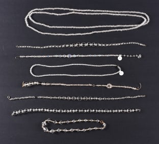 Glass Necklace and Bracelet Group