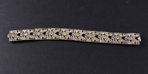 Art Deco Vintage Costume Jewelry Bracelet