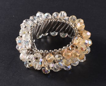 Vintage Glass Beaded Bracelet