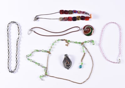 Tribal Trade Beaded Necklace Group