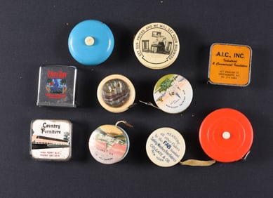 Vintage Advertising Tape Measures