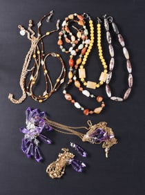Vintage Beaded Necklace Lot