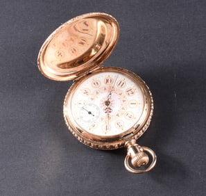 Vintage Double Case Pocket Watch