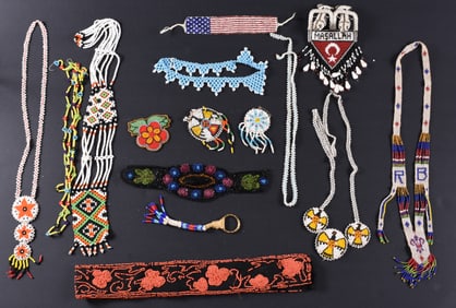 Tribal Beaded Necklace and Other