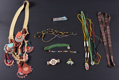Tribal Beaded Necklace and Other