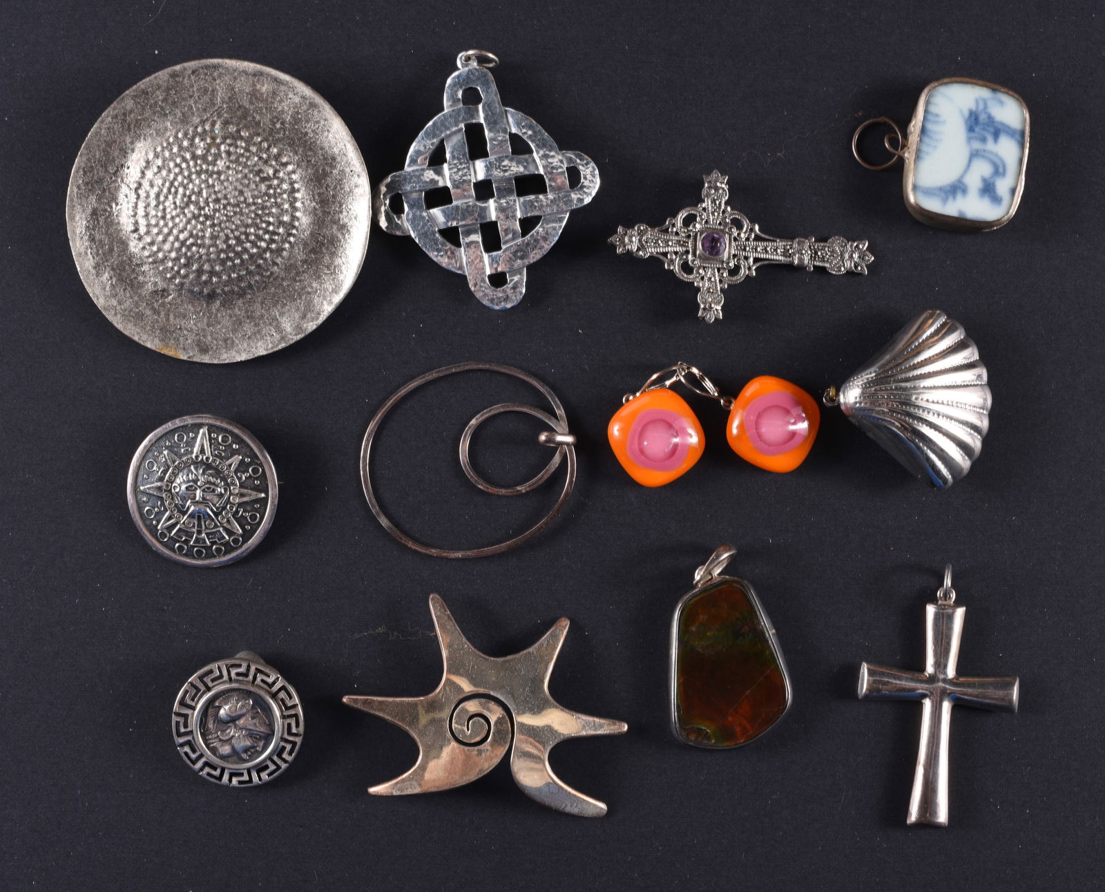 Vintage Silver Brooch Group (1 of 2)