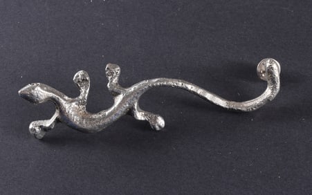Silver Lizard Brooch