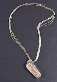 Silver Necklace and Pendant