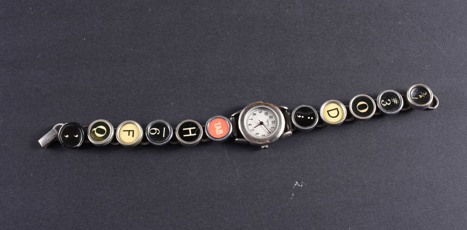 Vintage Typewriter Key Jewelry Bracelet: This is a collection of jewelry from two estates. All items are sold as is where is. We can in house ship and our price is below under condition. The price to the right is 3rd party shipping. To get i