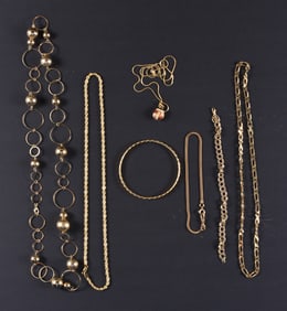 Gold Plated Jewelry Lot