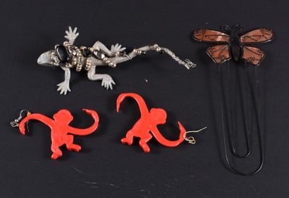 Fun Vintage Animal Jewelry Group