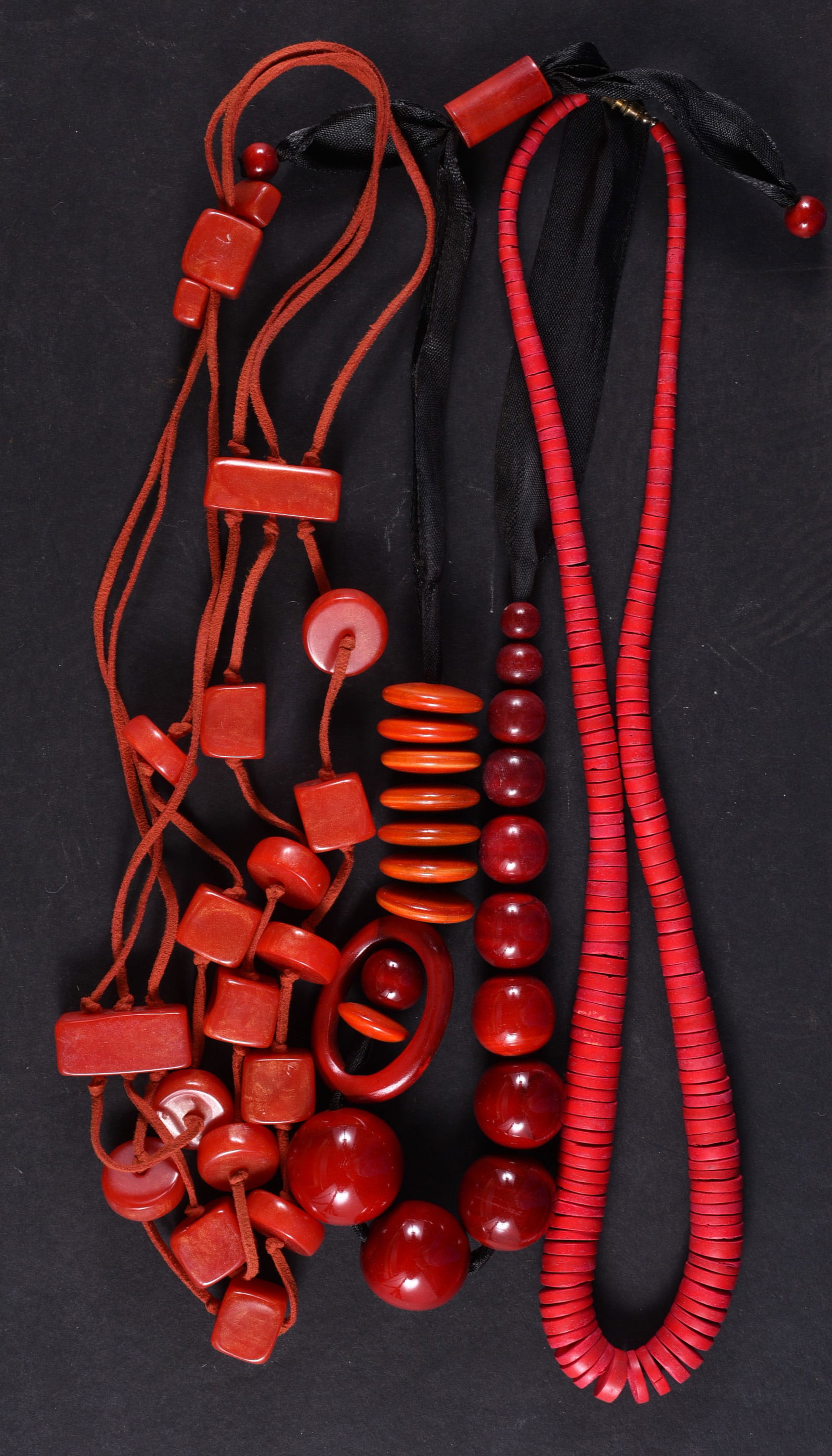 Vintage Red Beaded Jewelry: This is a collection of jewelry from two estates. All items are sold as is where is. We can in house ship and our price is below under condition. The price to the right is 3rd party shipping. To get i