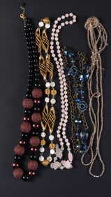 Vintage Beaded Necklace Group