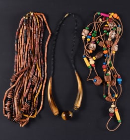 Tribal Jewelry Necklace Lot