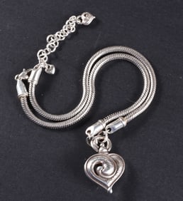 Silver Heart Necklace