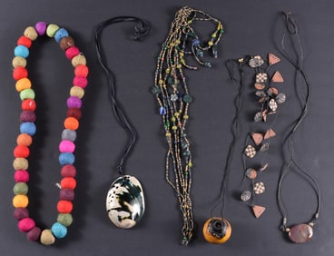 Vintage Tribal Necklace Group