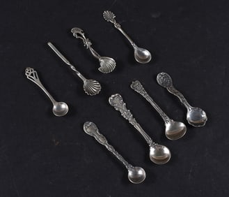 Stamped Sterling Miniature Spoons