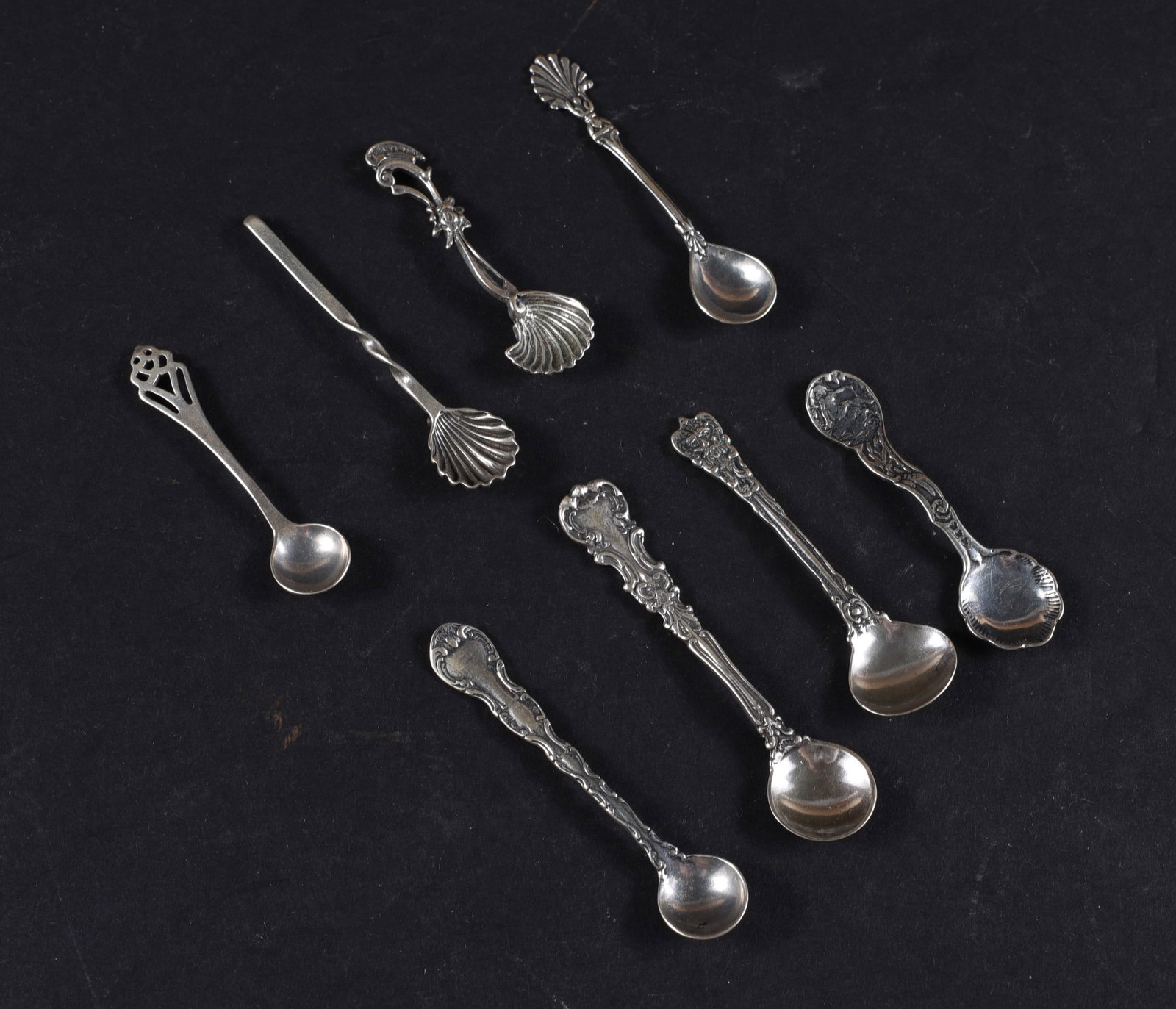 Stamped Sterling Miniature Spoons: This is a collection of jewelry from two estates. All items are sold as is where is. We can in house ship and our price is below under condition. The price to the right is 3rd party shipping. To get i