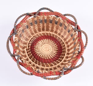 Fair Trade Pine Needle Basket