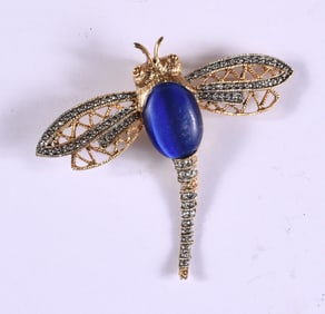 Vintage Dragon Fly Brooch