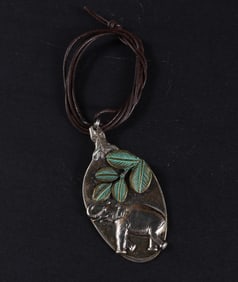 Silver Elephant Pendant