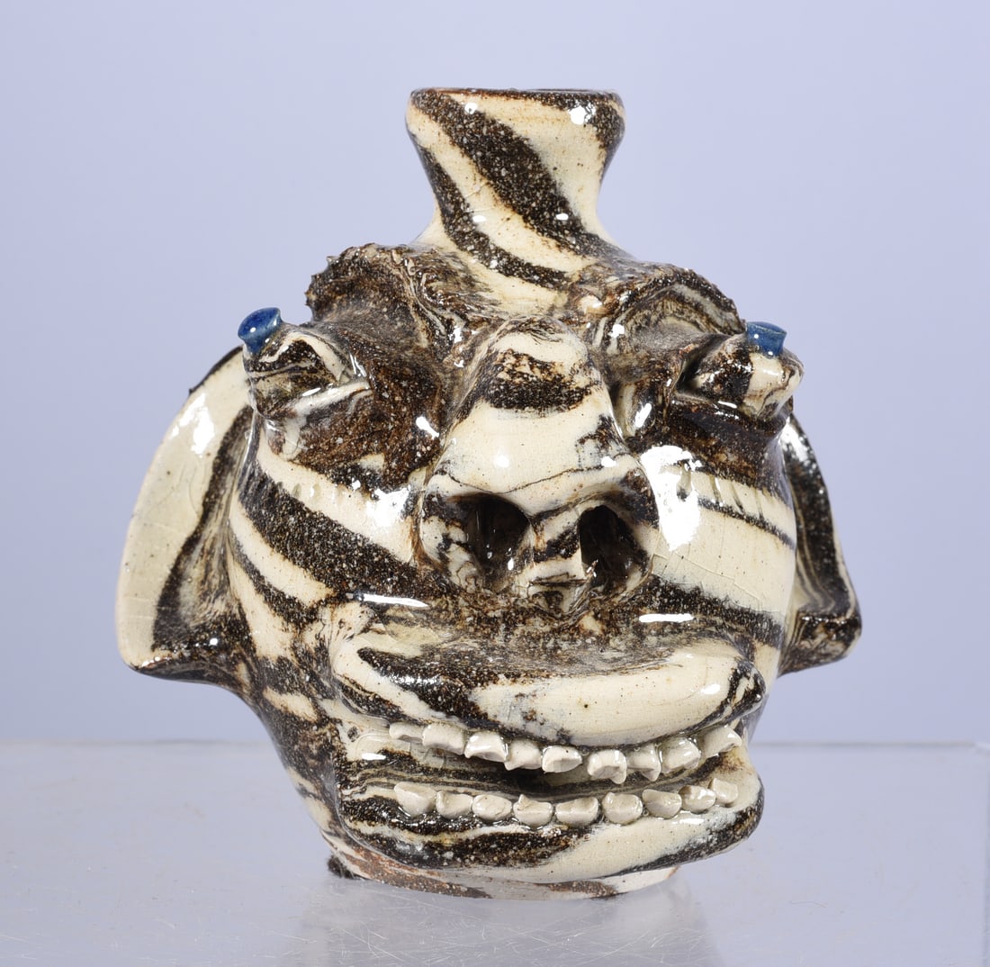 Steve Abee Miniature Swirl Face Jug (1 of 5)