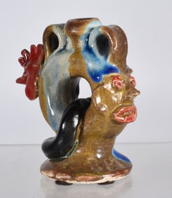 Randy Tobias Miniature Ring Face Jug