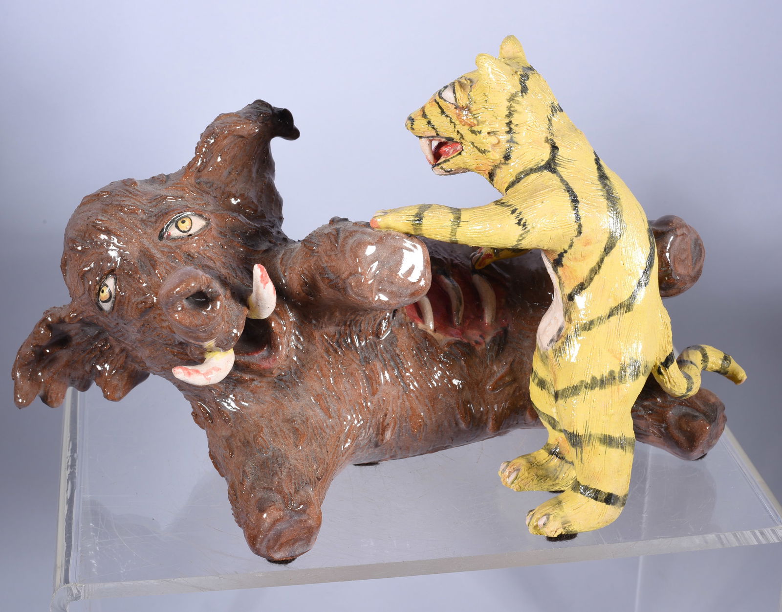 Stacy Lambert Pre-historic Pottery Figural (1 of 5)