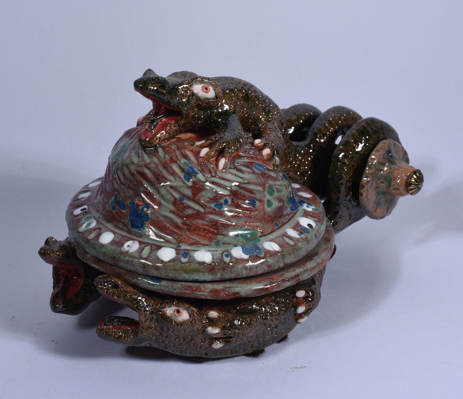 Stacy Lambert Pottery Lidded Desk Jar (1 of 5)