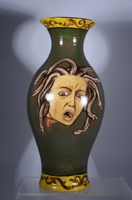 Stacy Lambert Pottery Medusa Vase
