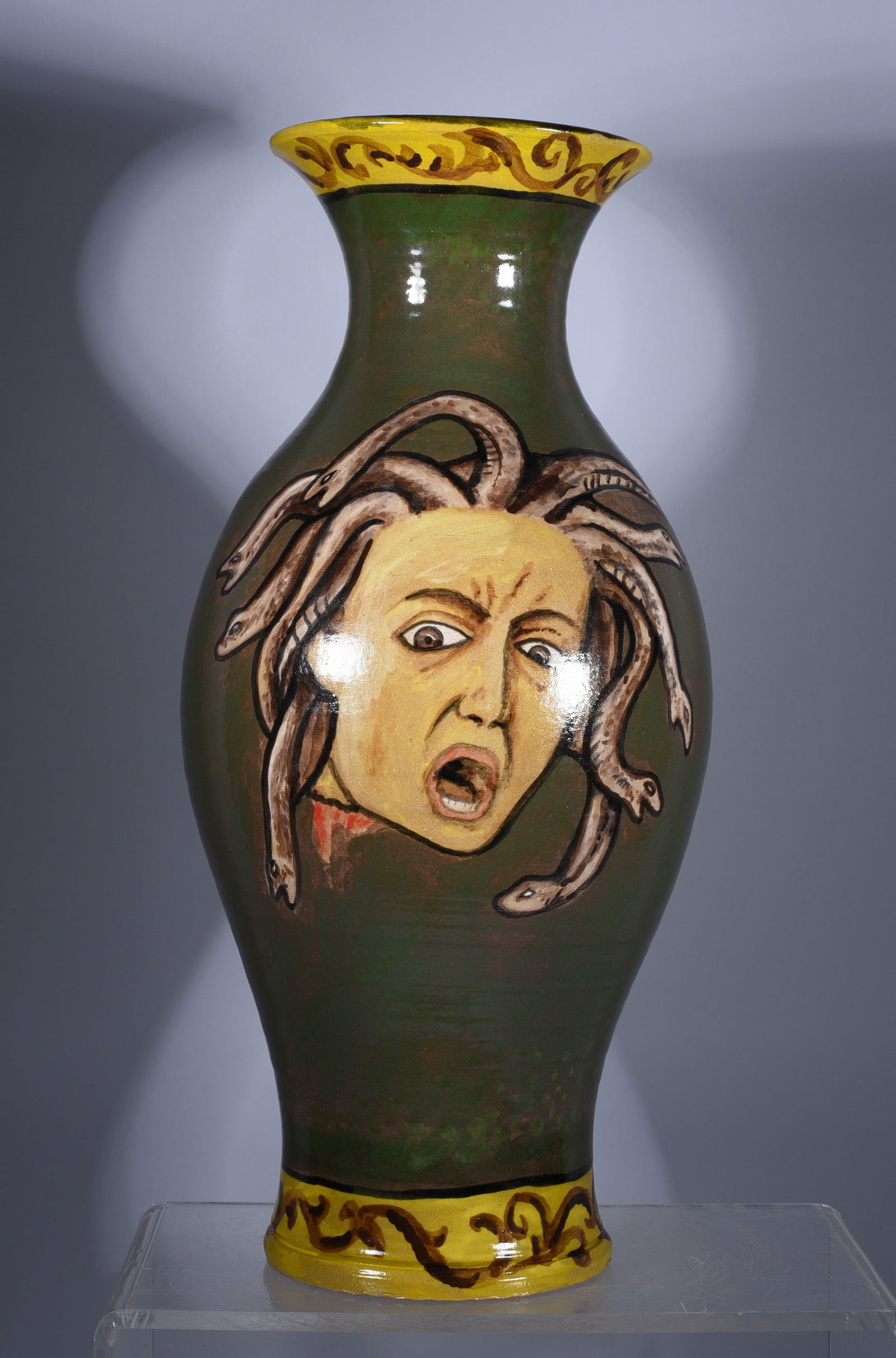 Stacy Lambert Pottery Medusa Vase (1 of 5)