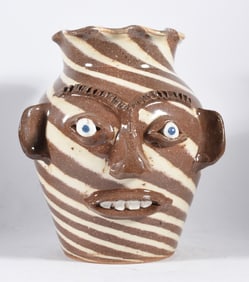 Charles Lisk Face Jug Churn