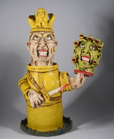 Stacy Lambert Monumental Pottery Perseus Figural