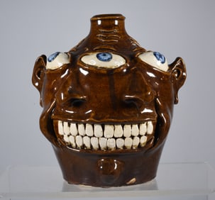 Stacy Lambert Tripple Eye Face Jug