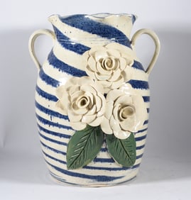 Albert Hodge Decorated Pottery Vase