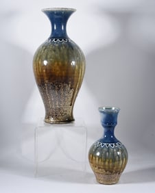 Two North Carolina Pottery Vases
