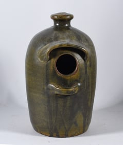 Sid Luck Pottery Bird House