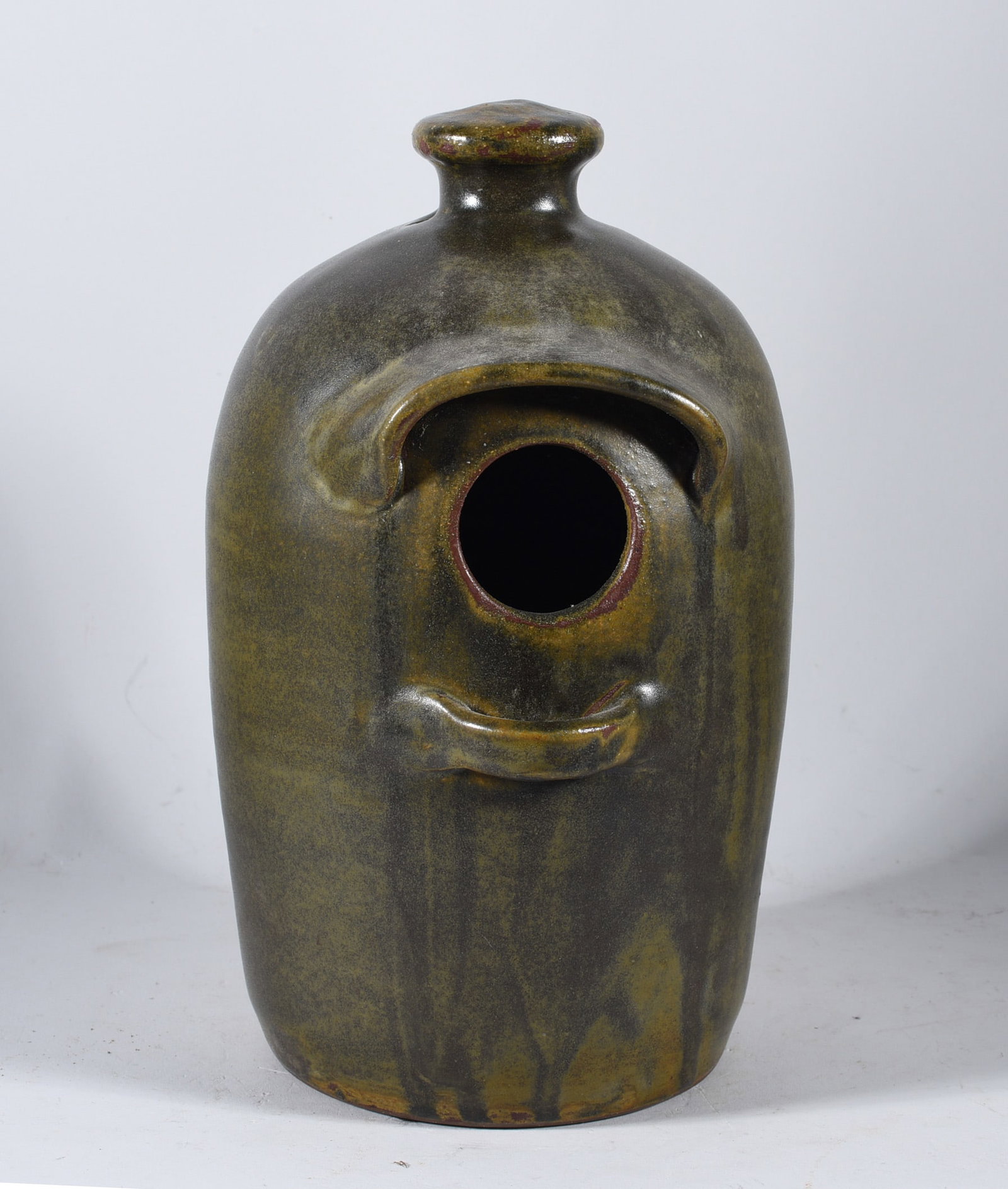 Sid Luck Pottery Bird House (1 of 3)