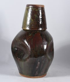 Kim Ellington Pottery Bottle and Cup