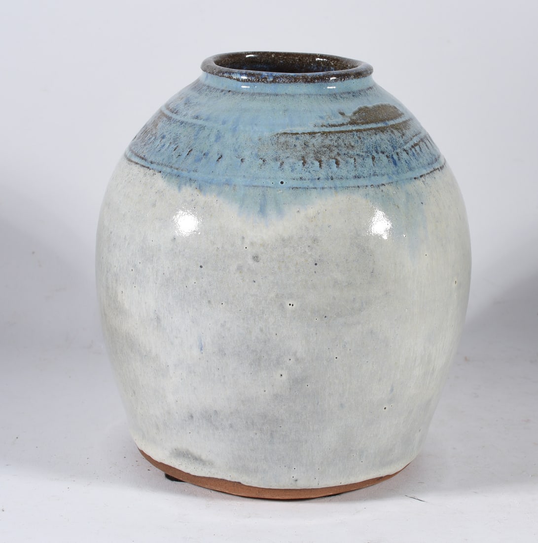 Walter Fleming Pottery Egg Vase (1 of 3)