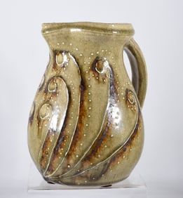Michele Bayne Slip Decorated Pitcher