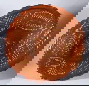 19th Century Redware Bowl