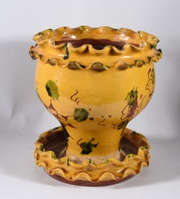Breininger Redware Flower Vase